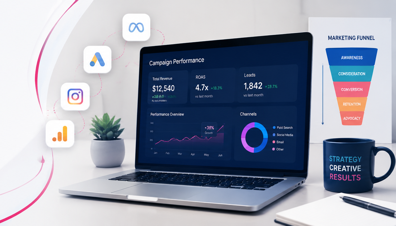Marketing campaign performance dashboard